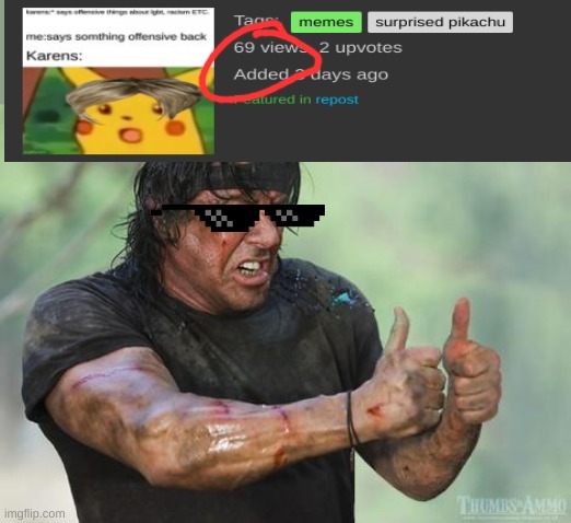 Rambo approved | image tagged in rambo approved | made w/ Imgflip meme maker