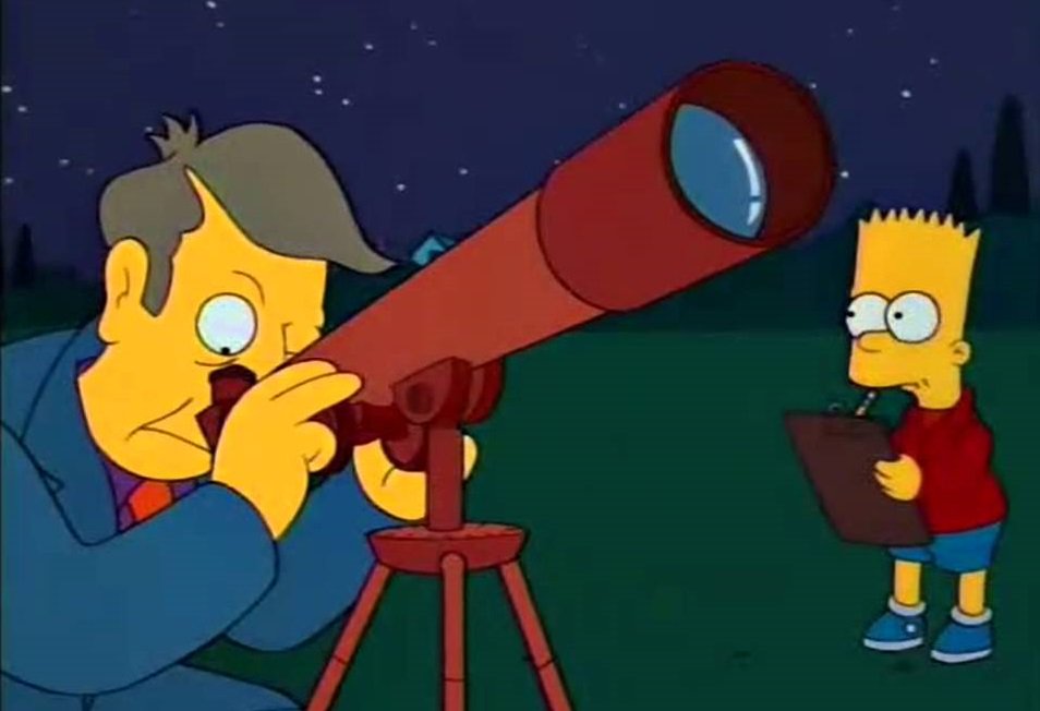 Simpsons cometa Blank Meme Template