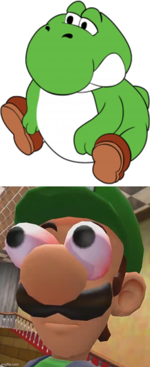 image tagged in fat yoshi,luigi has ascended,memes | made w/ Imgflip meme maker