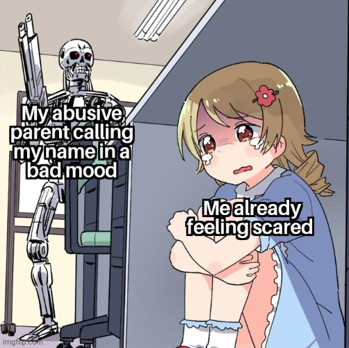 literally just be chillin and I hear my name and it's like " oh this is how I die" | made w/ Imgflip meme maker