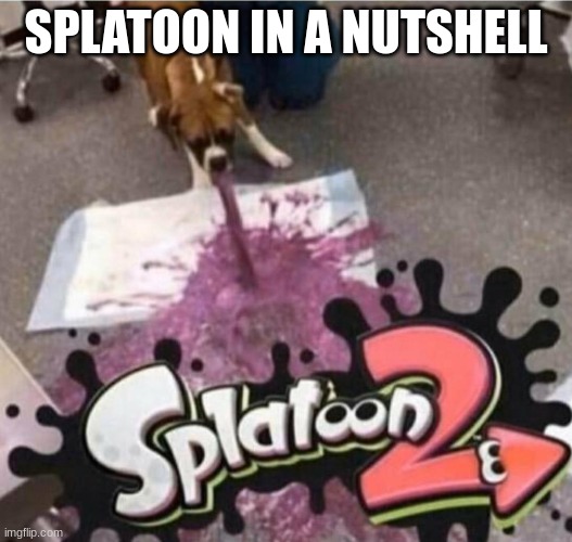dogo | SPLATOON IN A NUTSHELL | made w/ Imgflip meme maker