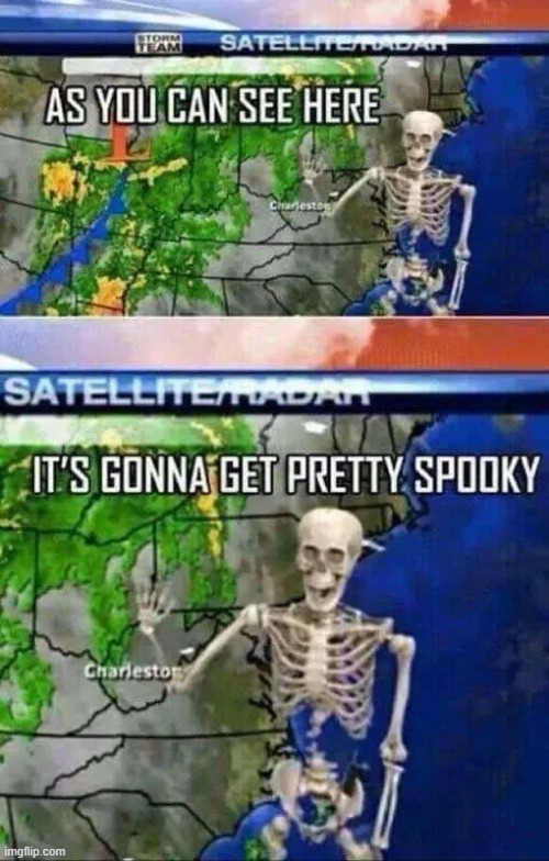 Spooky | image tagged in spooky scary skeleton | made w/ Imgflip meme maker