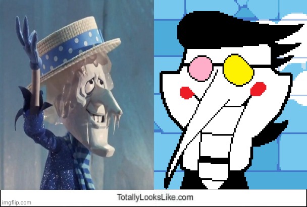 Once you see it you can't unsee it | image tagged in totally looks like,spamton,deltarune | made w/ Imgflip meme maker