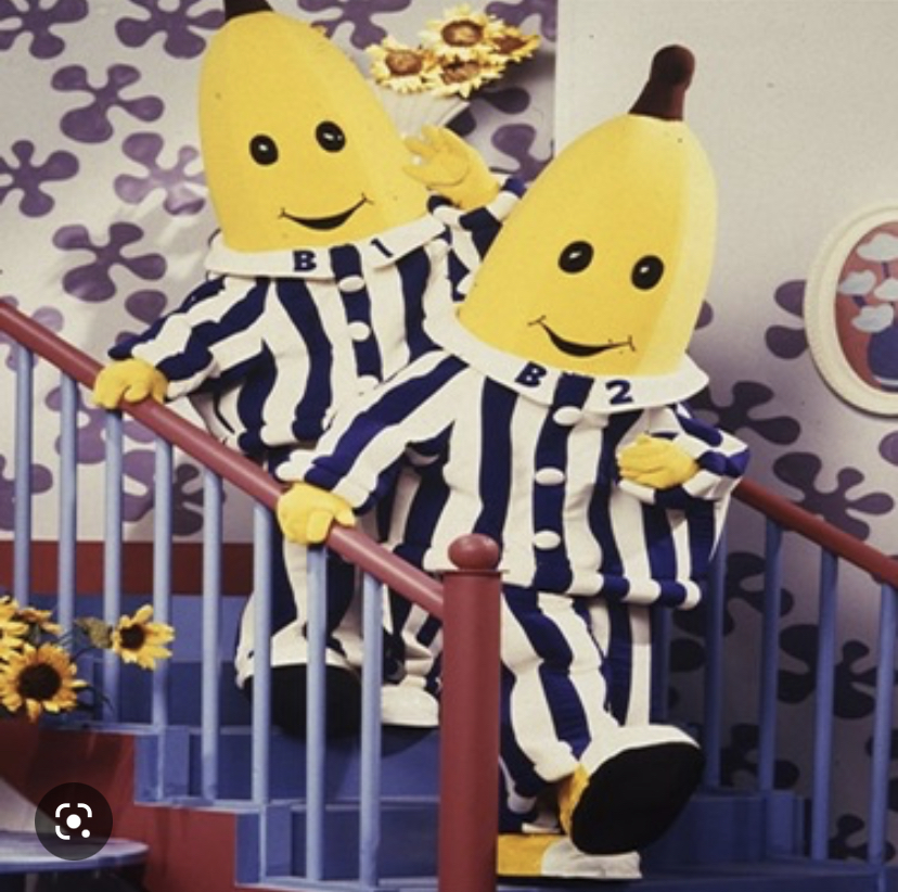 Bananas in Pajamas Blank Meme Template