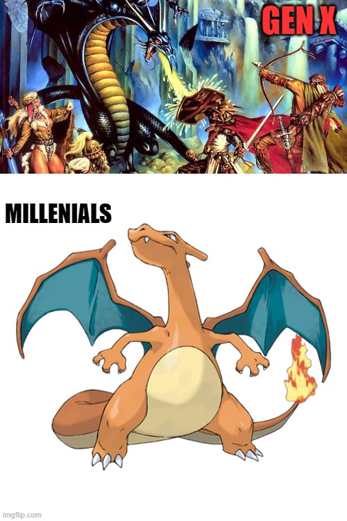 The gene puddle needs a good cleaning. | GEN X; MILLENIALS | image tagged in gen x,millennials,funny memes,dragons,pokemon,puppies and kittens | made w/ Imgflip meme maker
