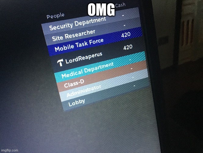 OMG | made w/ Imgflip meme maker