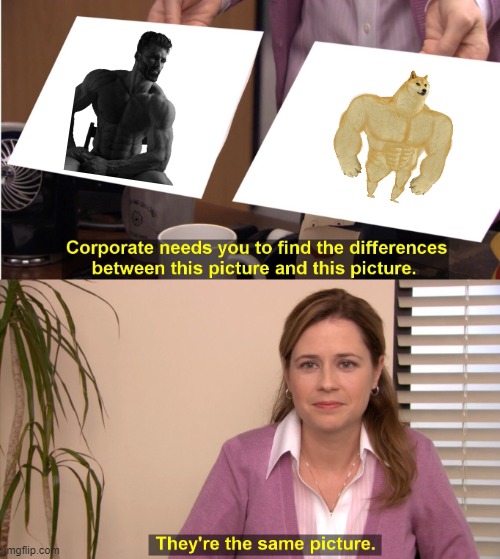 SWOLE | image tagged in memes,they're the same picture | made w/ Imgflip meme maker