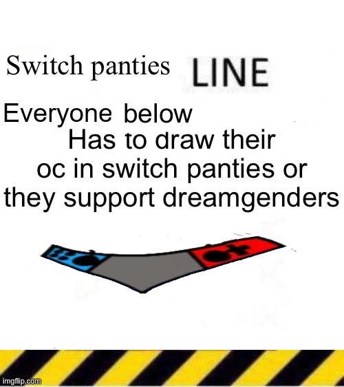 cry about it | below | image tagged in switch panties line | made w/ Imgflip meme maker