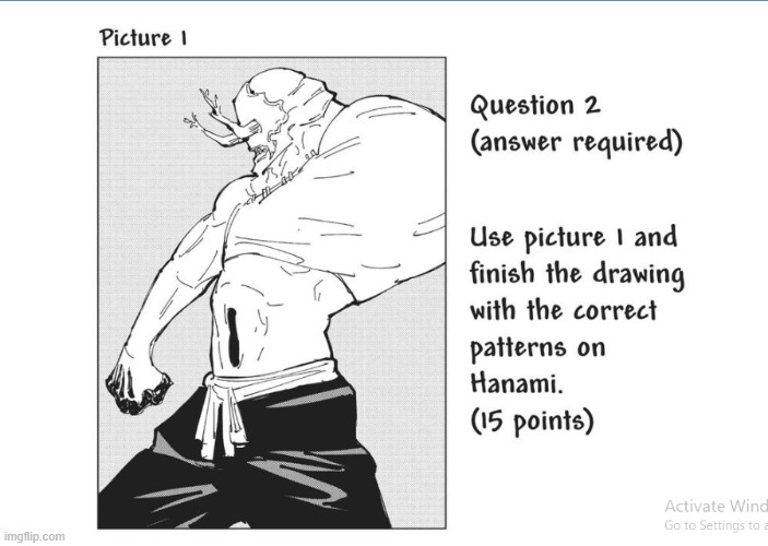 can anyone do this, jujutsu kaisen chp 49 | made w/ Imgflip meme maker