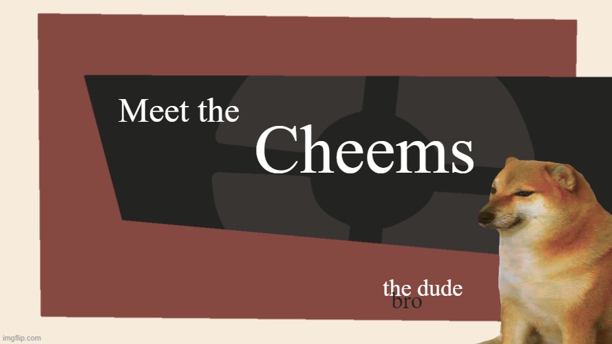 Meet the cheems |  Cheems; Meet the; the dude; bro | image tagged in meet the blank | made w/ Imgflip meme maker