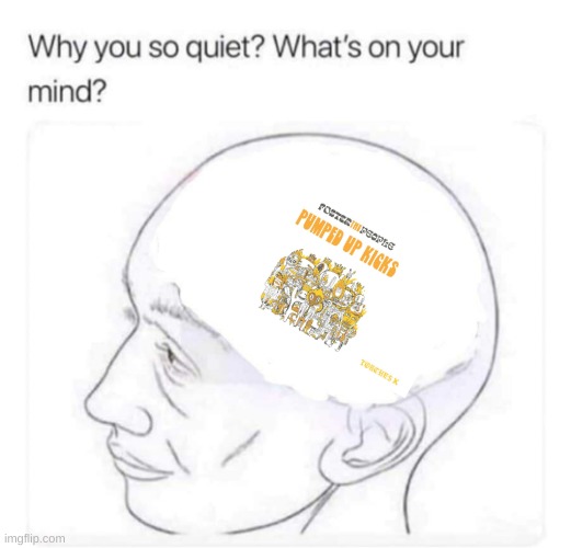 quiet kid lore | image tagged in what's on your mind | made w/ Imgflip meme maker