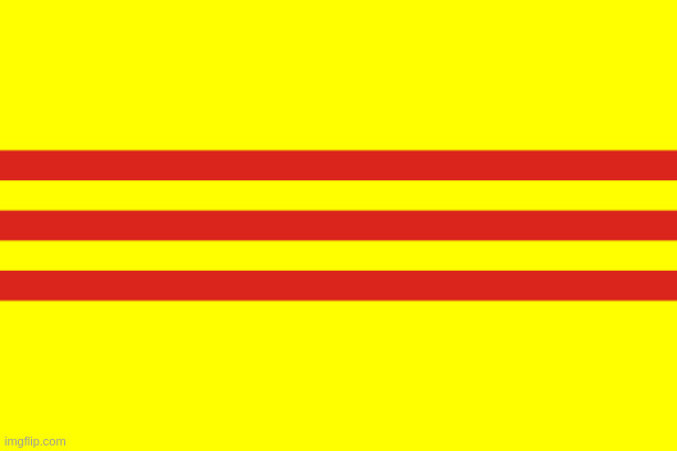 Flag of South Vietnam | image tagged in flag of south vietnam | made w/ Imgflip meme maker