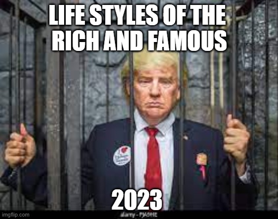 LIFE STYLES OF THE 
RICH AND FAMOUS; 2023 | made w/ Imgflip meme maker