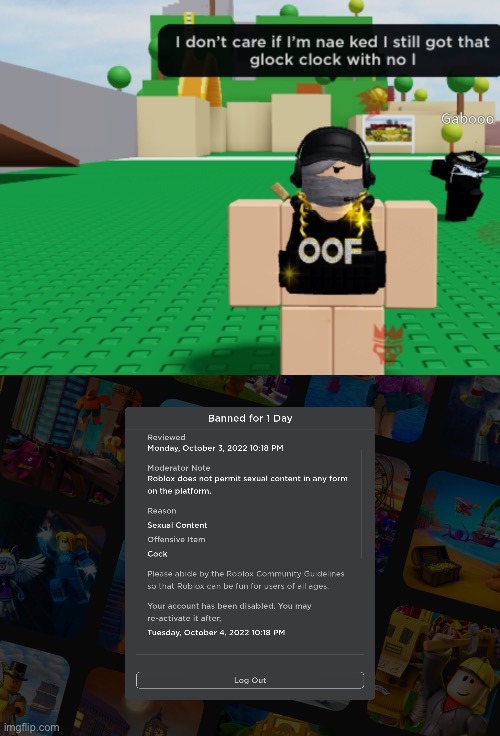 Impossible | image tagged in roblox,cursed image | made w/ Imgflip meme maker