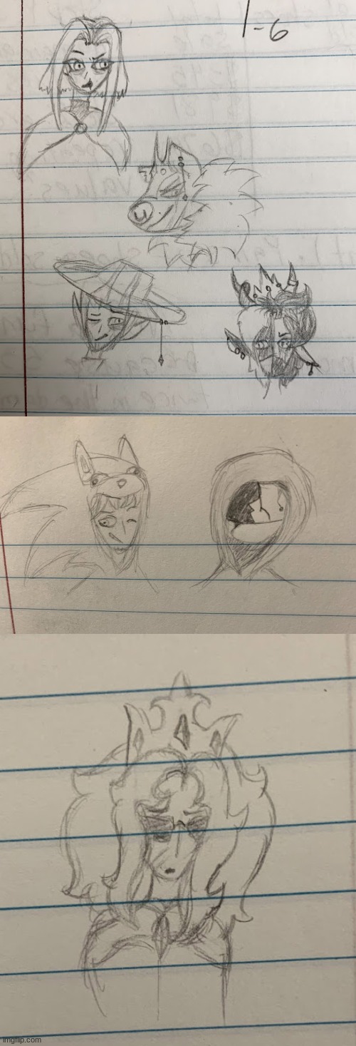 more math class doodles, the syndicate (+ Connor) Dream, and Eret. I have one of Fundy, full furry edition that i'll post later | made w/ Imgflip meme maker