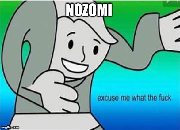 excuse me what the fu- | NOZOMI | image tagged in excuse me what the fu- | made w/ Imgflip meme maker