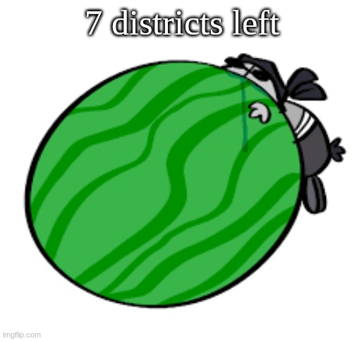 Sanford-Official Template | 7 districts left | image tagged in sanford-official template | made w/ Imgflip meme maker