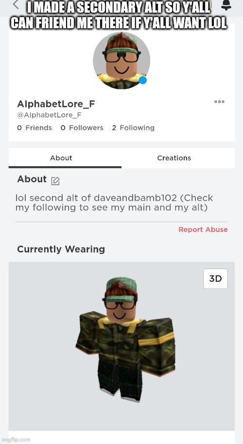 have these AL roblox memes : r/alphabetfriends