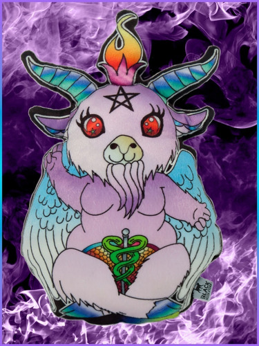 Baphomet cartoon Blank Meme Template