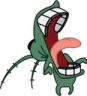 High Quality Plankton Laughing PNG Blank Meme Template
