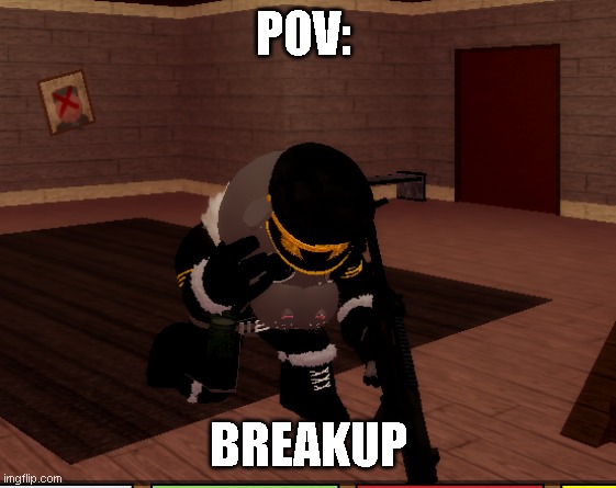 POV: Breakup (Fergus Piggy) | POV:; BREAKUP | image tagged in fergus,breakup,pov | made w/ Imgflip meme maker