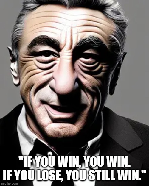 "If you win, you win. If you lose, you still win." | "IF YOU WIN, YOU WIN. IF YOU LOSE, YOU STILL WIN." | image tagged in funny memes,funny,humor,al pacino | made w/ Imgflip meme maker