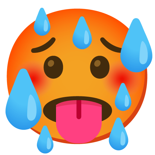 High Quality Downbad emoji 14 Blank Meme Template