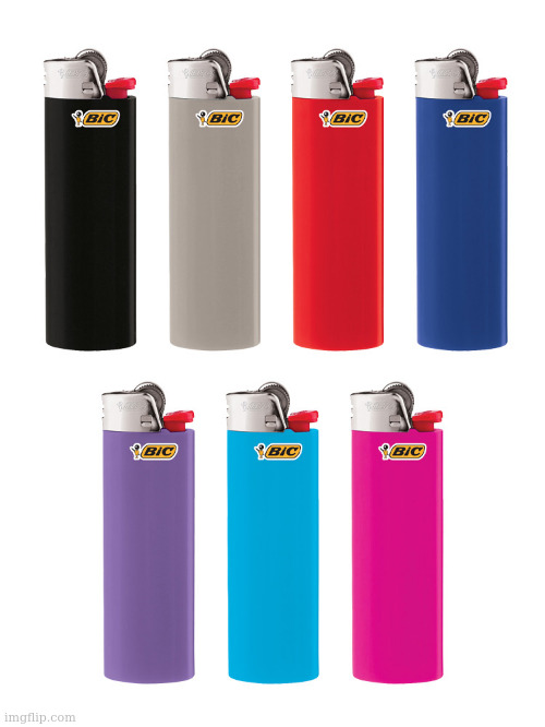 Bic lighters | image tagged in bic lighters | made w/ Imgflip meme maker