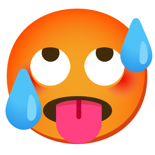 High Quality Downbad emoji 21 Blank Meme Template