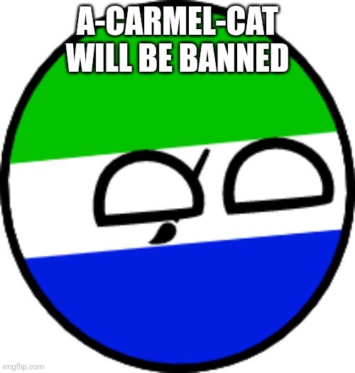 thecreativekid2007 ball (2022 Version) | A-CARMEL-CAT WILL BE BANNED | image tagged in thecreativekid2007 ball | made w/ Imgflip meme maker