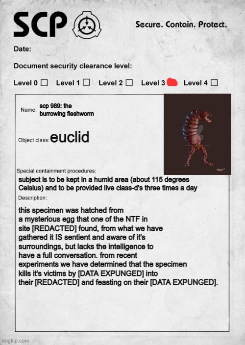 Another Scp I Made What Do You Think Imgflip