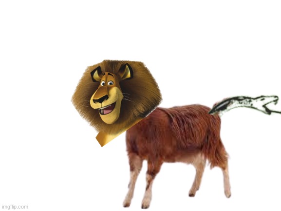chimera be like | image tagged in lion king,lion,goat,goats,snake,snakes | made w/ Imgflip meme maker