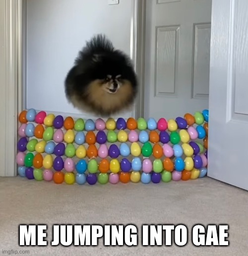 ME JUMPING INTO GAE | made w/ Imgflip meme maker