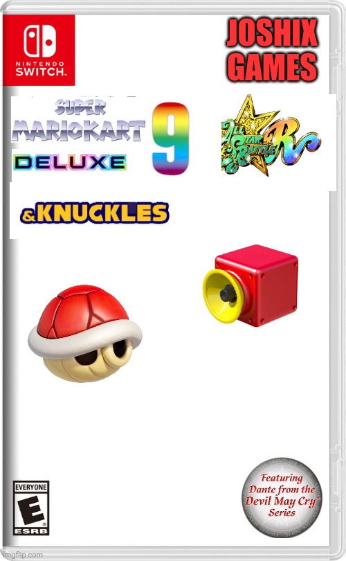 Mariokart 9 | JOSHIX GAMES | image tagged in nintendo switch | made w/ Imgflip meme maker
