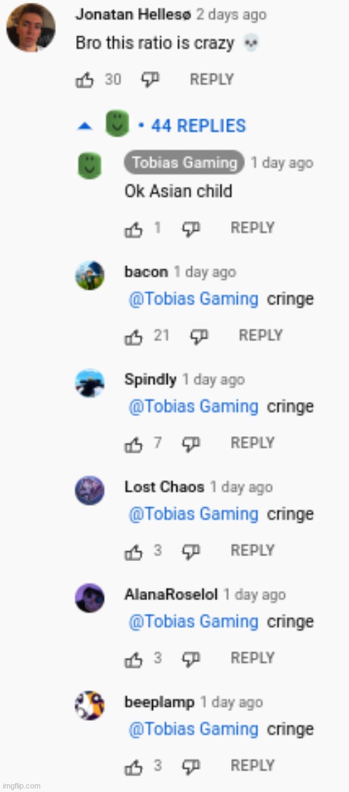 cringe | made w/ Imgflip meme maker