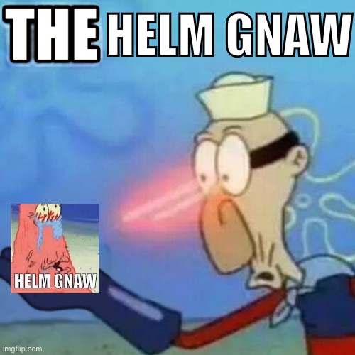 THE | HELM GNAW | image tagged in the | made w/ Imgflip meme maker