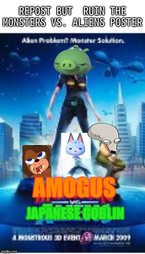 AMOGUS; JAPANESE GOBLIN | made w/ Imgflip meme maker