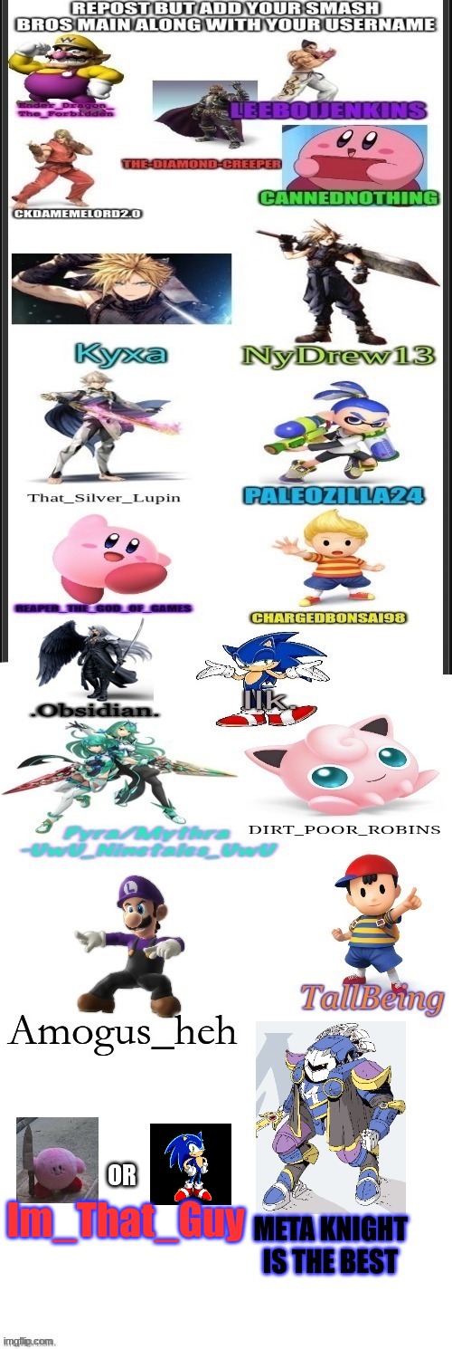 OR; Im_That_Guy | image tagged in super smash bros | made w/ Imgflip meme maker