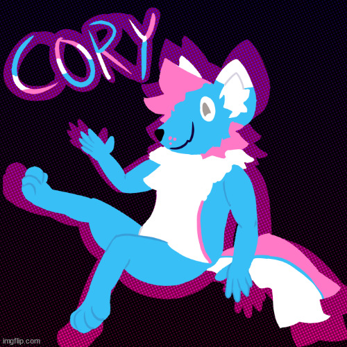 gift art for Cory (my art, Cory_TheFloof's character) | image tagged in furry,art,drawings,gift | made w/ Imgflip meme maker