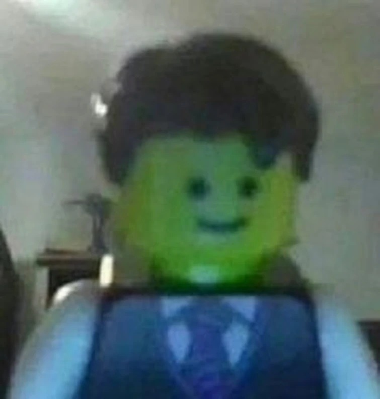 High Quality Traumatized Lego Man Blank Meme Template