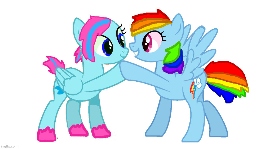 RD and Sugar being pals :) (I CAN'T REMEMBER WHO MADE THIS BASE T-T) | made w/ Imgflip meme maker