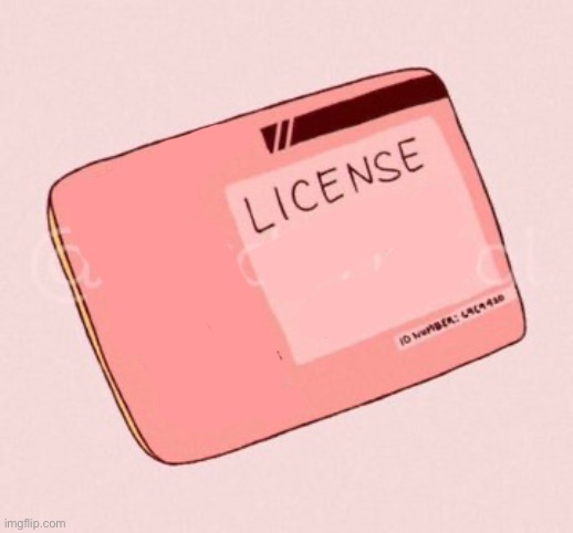 license | made w/ Imgflip meme maker