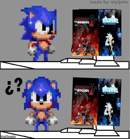 Here's the Sonic, Shadow, and Silver meme template I used for my meme.  Credit not necessary. Enjoy. : r/sonicmemes