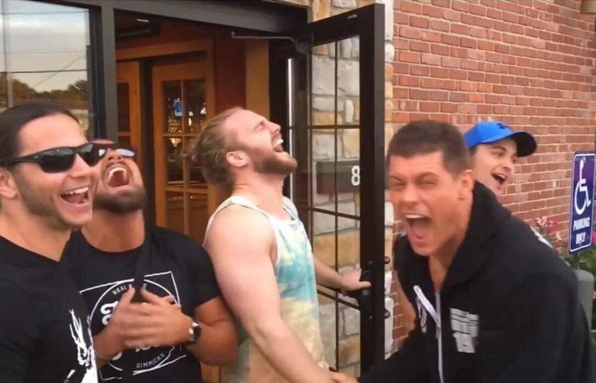High Quality AEW Laughing Blank Meme Template