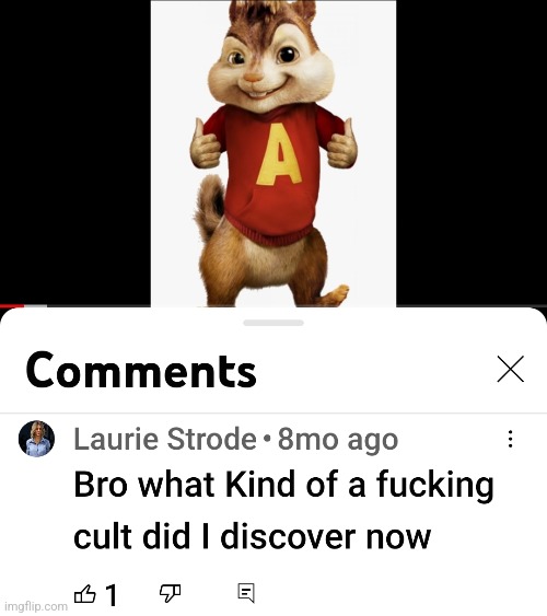 gn chat | image tagged in memes,funny,comments,alvin and the chipmunks,cult,no context | made w/ Imgflip meme maker