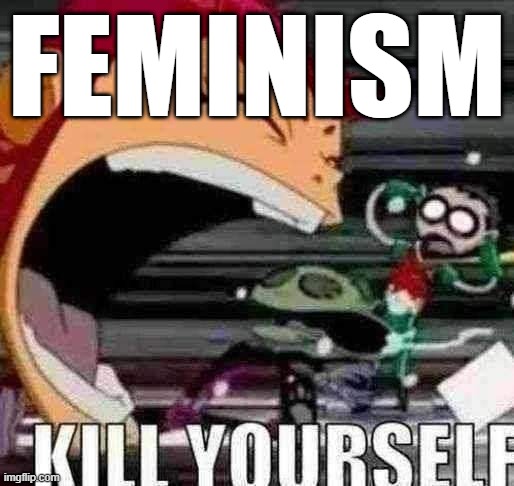 feminism | FEMINISM | image tagged in feminism | made w/ Imgflip meme maker