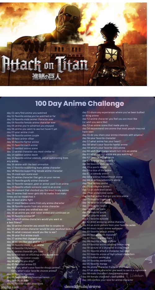 Day 6. I did read the manga though | image tagged in anime | made w/ Imgflip meme maker