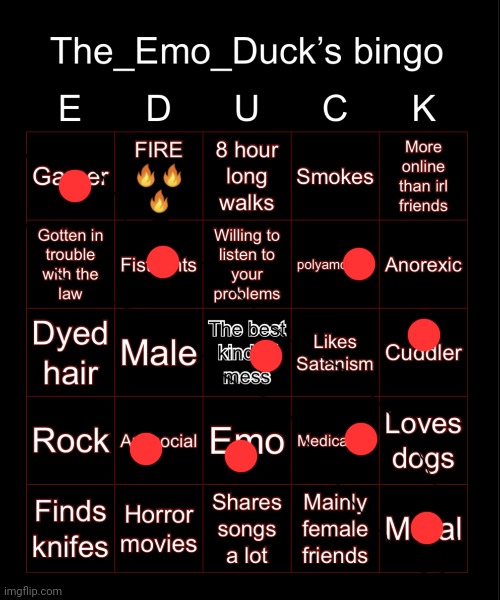 Educk bingo | image tagged in educk bingo | made w/ Imgflip meme maker