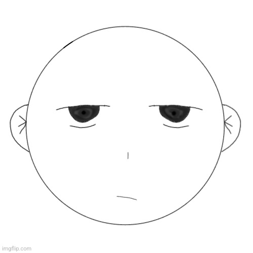 Bald Omori ball [Contest idea: give them hair. The winner gets an anoucement template made by me] | made w/ Imgflip meme maker