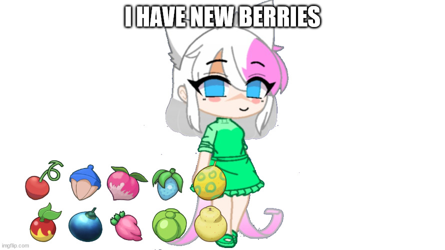 trainer sylceon | I HAVE NEW BERRIES | image tagged in trainer sylceon | made w/ Imgflip meme maker
